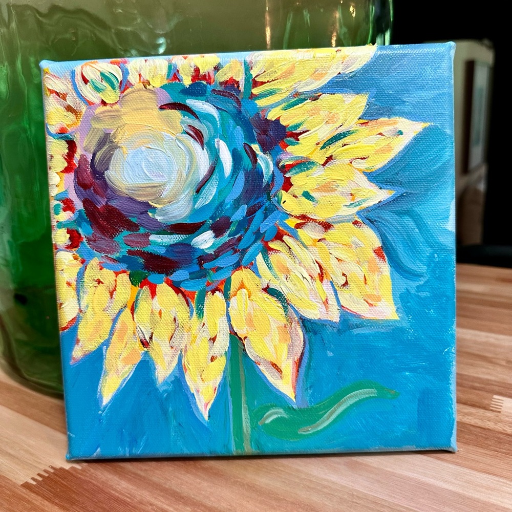 Vibrant Sunflower Canvas Art